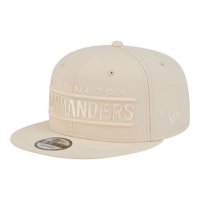 Men's New Era Cream Washington Commanders Colorpack 9FIFTY Snapback Hat