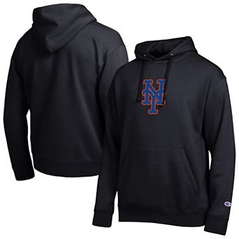 Men's Champion Black New York Mets All Star Embroidered Logo Hoodie