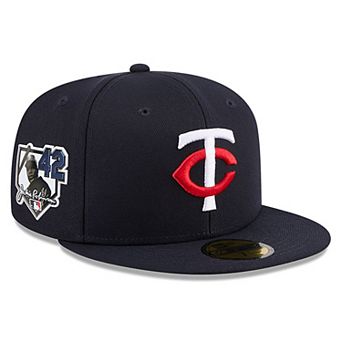 Men's New Era Navy Minnesota Twins 2026 Jackie Robinson Day 59FIFTY Fitted Hat