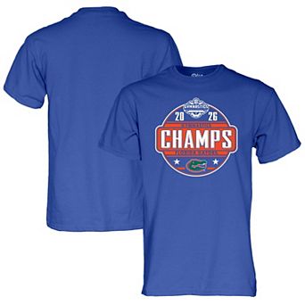 Unisex Blue 84 Royal Florida Gators 2025 SEC Women's Gymnastics Champions Locker Room T-Shirt