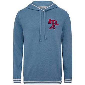 Men's Levelwear Navy Atlanta Braves Sportsman Hoodie
