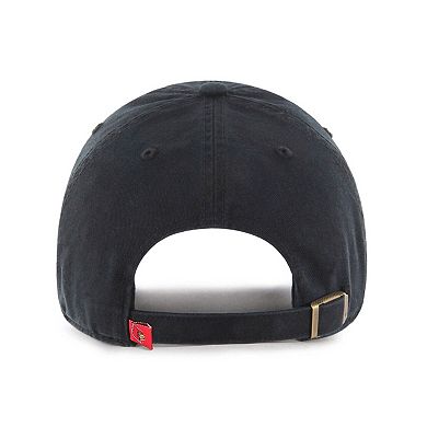 Youth '47 Black Louisville Cardinals Clean Up Adjustable Hat