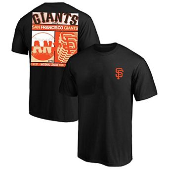 Men's Profile Black San Francisco Giants Big & Tall Two-Sided Graphic T-Shirt