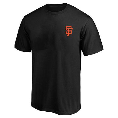 Men's Profile Black San Francisco Giants Big & Tall Two-Sided Graphic T-Shirt