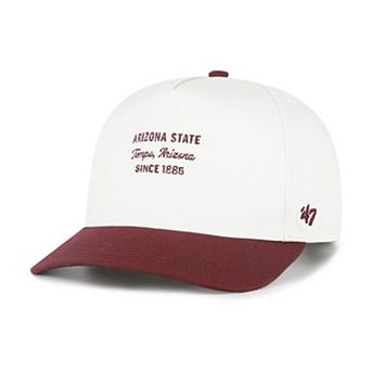 Men's '47 White Arizona State Sun Devils Contemporary Basics Two-Tone Hitch Adjustable Hat