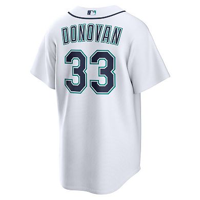 Men's Nike Brendan Donovan White Seattle Mariners Home Replica Jersey