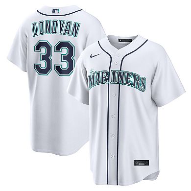 Men's Nike Brendan Donovan White Seattle Mariners Home Replica Jersey