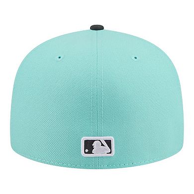 Men's New Era Turquoise/Charcoal Baltimore Orioles Two-Tone Color Pack 59FIFTY Fitted Hat