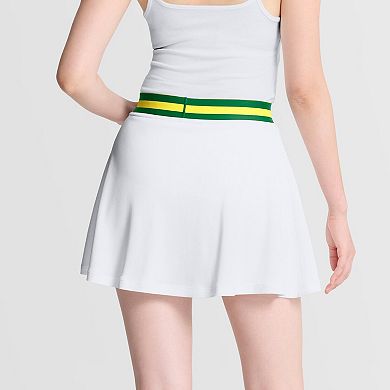 Women's Nike White Oregon Ducks Legacy Heritage Dri-FIT Skort