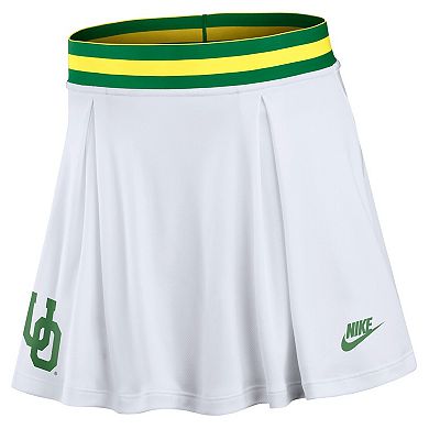Women's Nike White Oregon Ducks Legacy Heritage Dri-FIT Skort