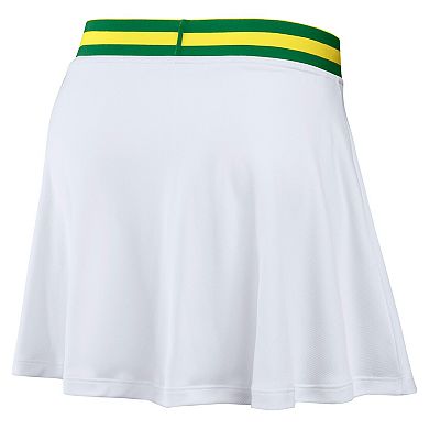 Women's Nike White Oregon Ducks Legacy Heritage Dri-FIT Skort