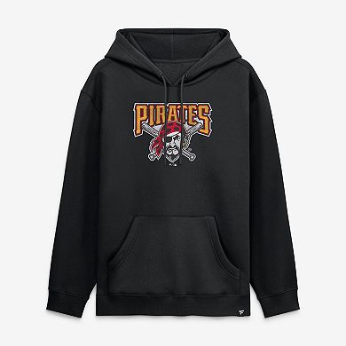 Men's Fanatics Black Pittsburgh Pirates Heritage Hoodie
