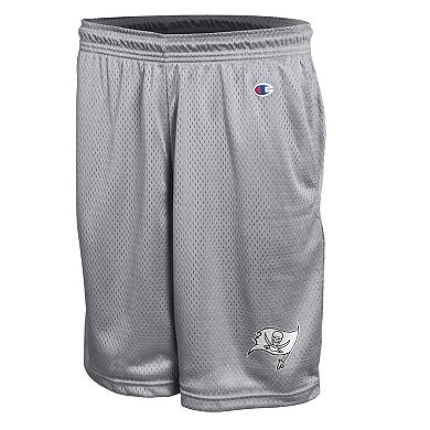 Men's Champion Gray Tampa Bay Buccaneers Classic Mesh Shorts