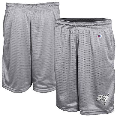 Men's Champion Gray Tampa Bay Buccaneers Classic Mesh Shorts