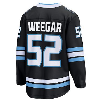 Men's Fanatics MacKenzie Weegar Black Utah Mammoth Home Breakaway Jersey
