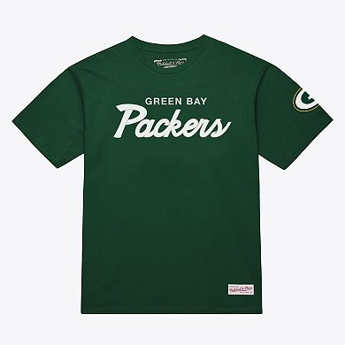 Men's Mitchell & Ness Green Green Bay Packers Head Coach Classic T-Shirt