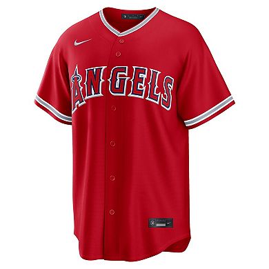 Men's Nike Mike Trout Red Los Angeles Angels Alternate Replica Jersey