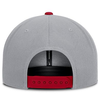 Men's Nike Gray/Red Cincinnati Reds Primetime Pro Dri-FIT Snapback Hat