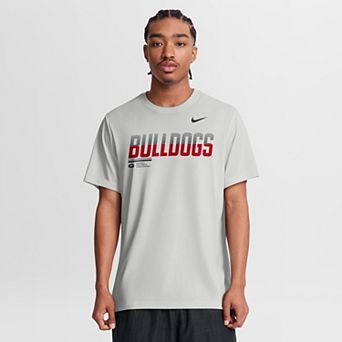 Men's Nike Gray Georgia Bulldogs Sideline Legend Dri-FIT T-Shirt