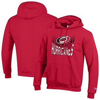 Men's Champion Red Carolina Hurricanes Powerblend Hoodie
