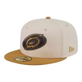 Men's New Era Cream/Tan Carolina Hurricanes Colorpack Two-Tone 59FIFTY Fitted Hat