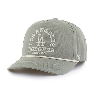 Men's '47 Olive Los Angeles Dodgers Canyon Ranchero Hitch Adjustable Hat
