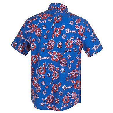 Men's Reyn Spooner Royal Atlanta Braves Cooperstown Kekai Performance Button-Down Top