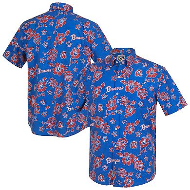 Men's Reyn Spooner Royal Atlanta Braves Cooperstown Kekai Performance Button-Down Top