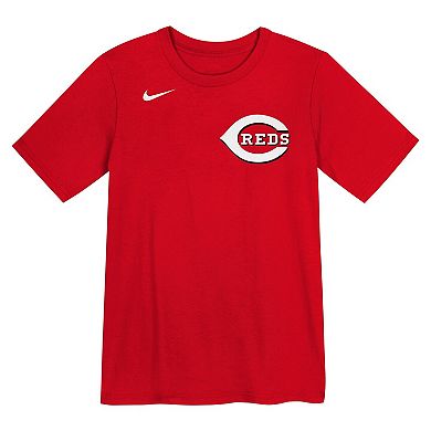 Preschool Elly De La Cruz Red Cincinnati Reds Name & Number T-Shirt