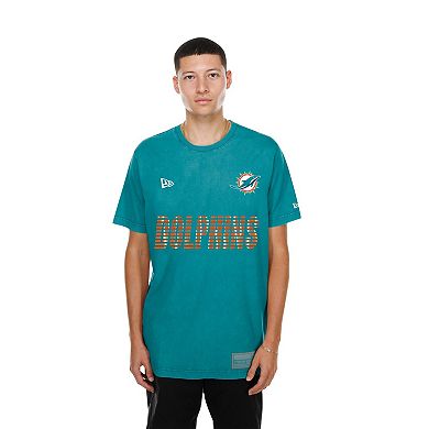 Men's New Era Aqua Miami Dolphins Match T-Shirt