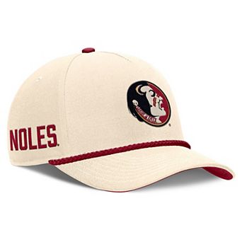 Unisex Nike Natural Florida State Seminoles Legacy Vintage Rope Rise Adjustable Hat