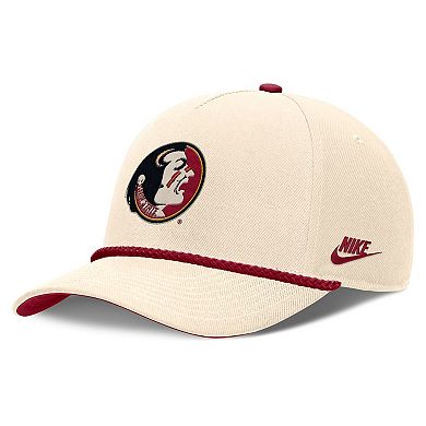 Unisex Nike Natural Florida State Seminoles Legacy Vintage Rope Rise Adjustable Hat