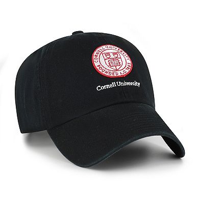 Men's '47 Black Cornell Big Red Clean Up Adjustable Hat