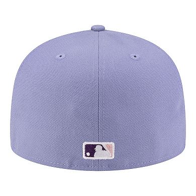 Men's New Era Light Purple Atlanta Braves Lavender Bloom 59FIFTY Fitted Hat