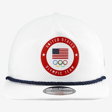 Men's New Era White Team USA Core 19TWENTY Adjustable Hat
