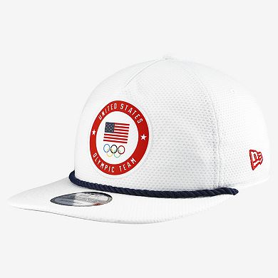 Men's New Era White Team USA Core 19TWENTY Adjustable Hat