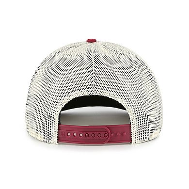 Men's '47 Wine Cleveland Cavaliers Emmett Heavy Twill Trucker Hitch Adjustable Hat