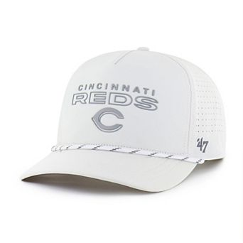Men's '47 White Cincinnati Reds Forward Vault Hitch Adjustable Hat