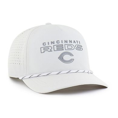 Men's '47 White Cincinnati Reds Forward Vault Hitch Adjustable Hat