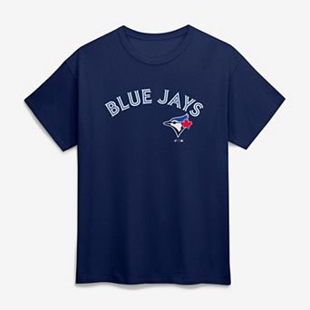 Men's Logo Athletic Navy Toronto Blue Jays Wordmark T-Shirt