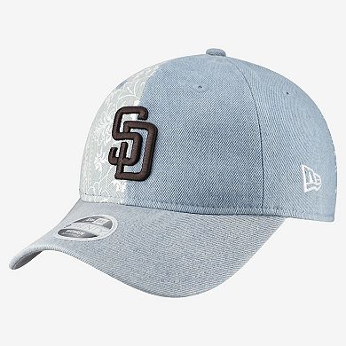 Women's New Era San Diego Padres Denim Patchwork 9TWENTY Adjustable Hat