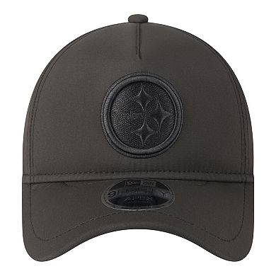 Men's New Era Black Pittsburgh Steelers Apex 9FORTY Adjustable Hat