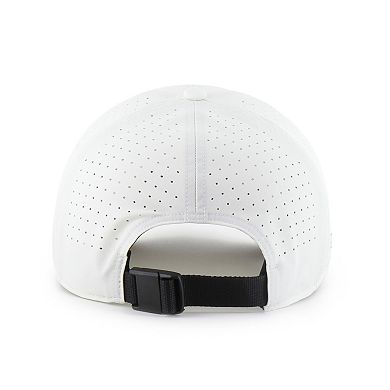 Men's '47 White Houston Astros Elevated Greens Clean Up Adjustable Hat