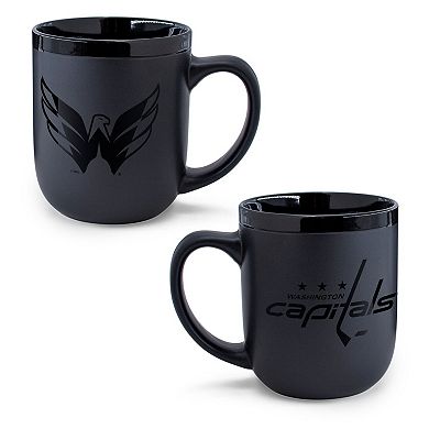WinCraft Washington Capitals 17oz. Black Tonal Ceramic Mug
