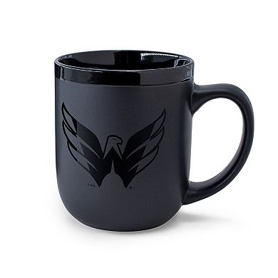 WinCraft Washington Capitals 17oz. Black Tonal Ceramic Mug