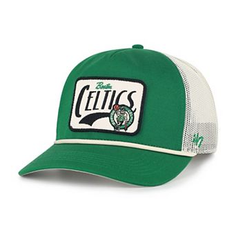 Men's '47 Kelly Green Boston Celtics Emmett Heavy Twill Trucker Hitch Adjustable Hat