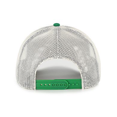 Men's '47 Kelly Green Boston Celtics Emmett Heavy Twill Trucker Hitch Adjustable Hat