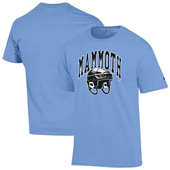 Men's Champion Blue Utah Mammoth Helmet T-Shirt