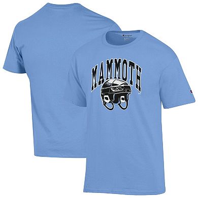 Men's Champion Blue Utah Mammoth Helmet T-Shirt