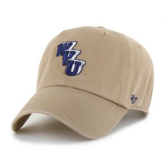 Men's '47 Khaki West Virginia Mountaineers Vault Clean Up Adjustable Hat